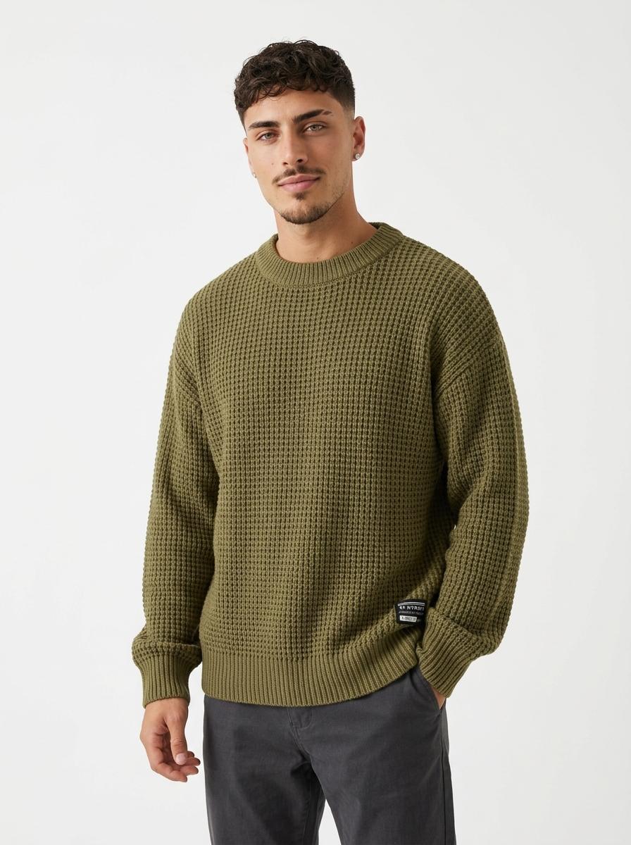Waffle Knit Sweater