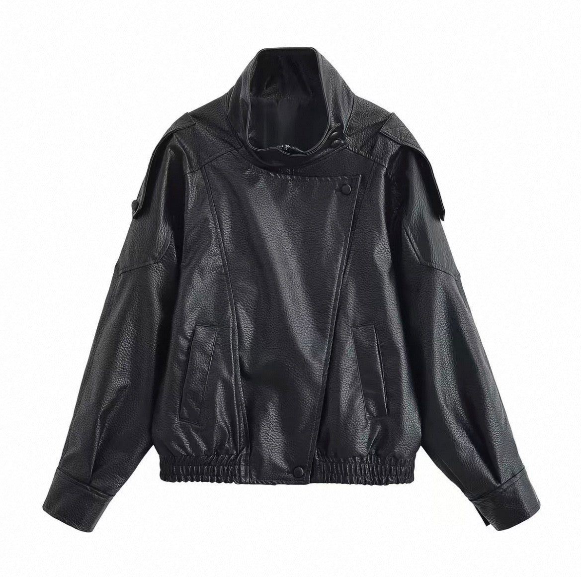 Leather Bomber Jacket