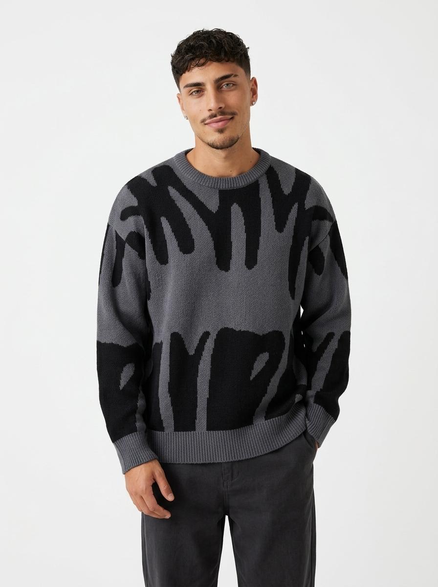 Jacquard Pattern Sweater