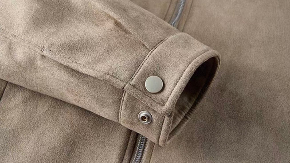 Suede Collar Jacket