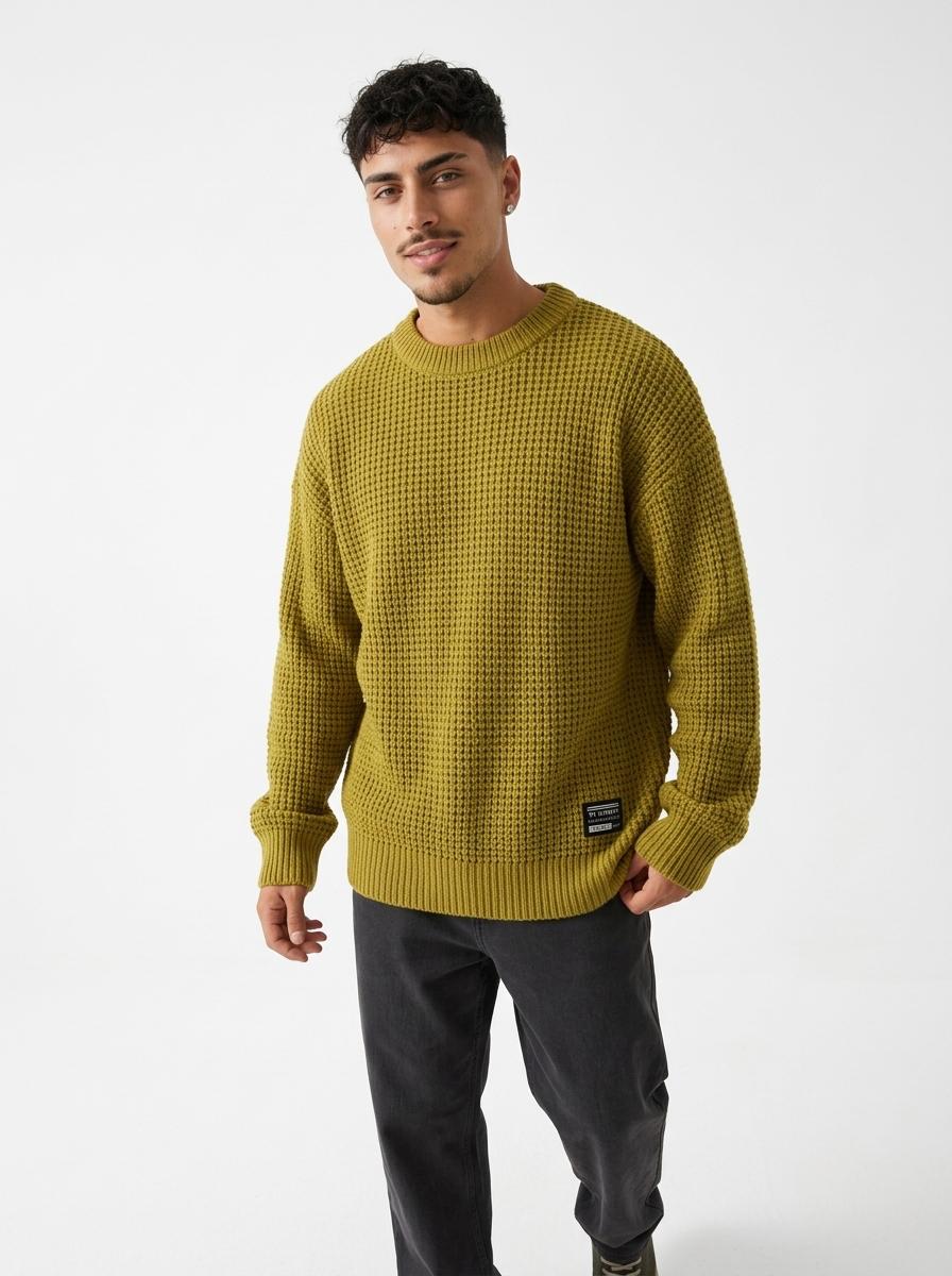 Waffle Knit Sweater
