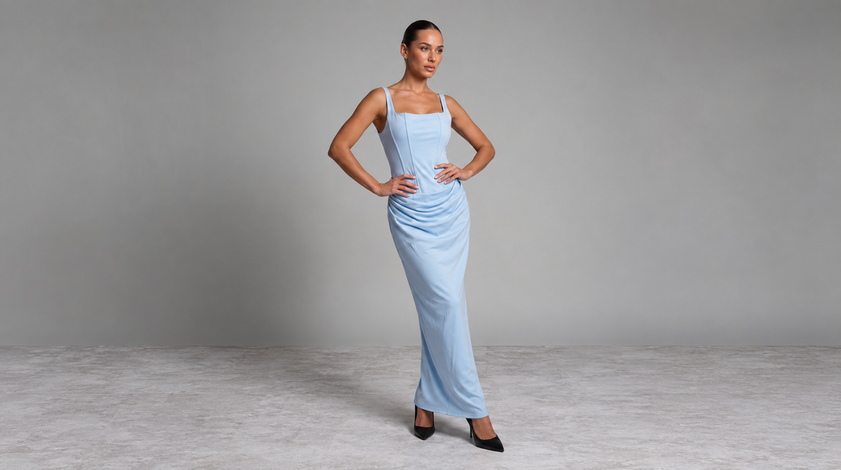 Elegance Corsett Maxi Dress