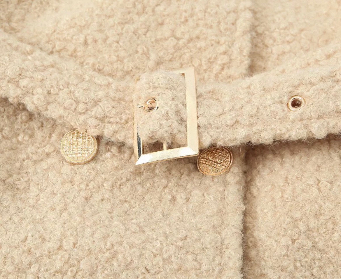Teddy Belted Coat