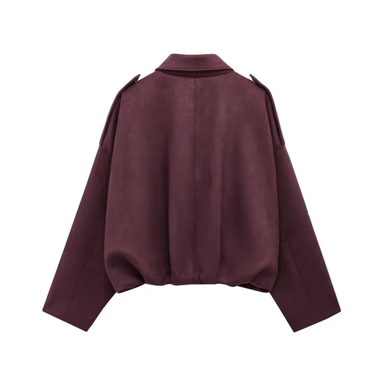 Urban Cropped Bomber Jacket