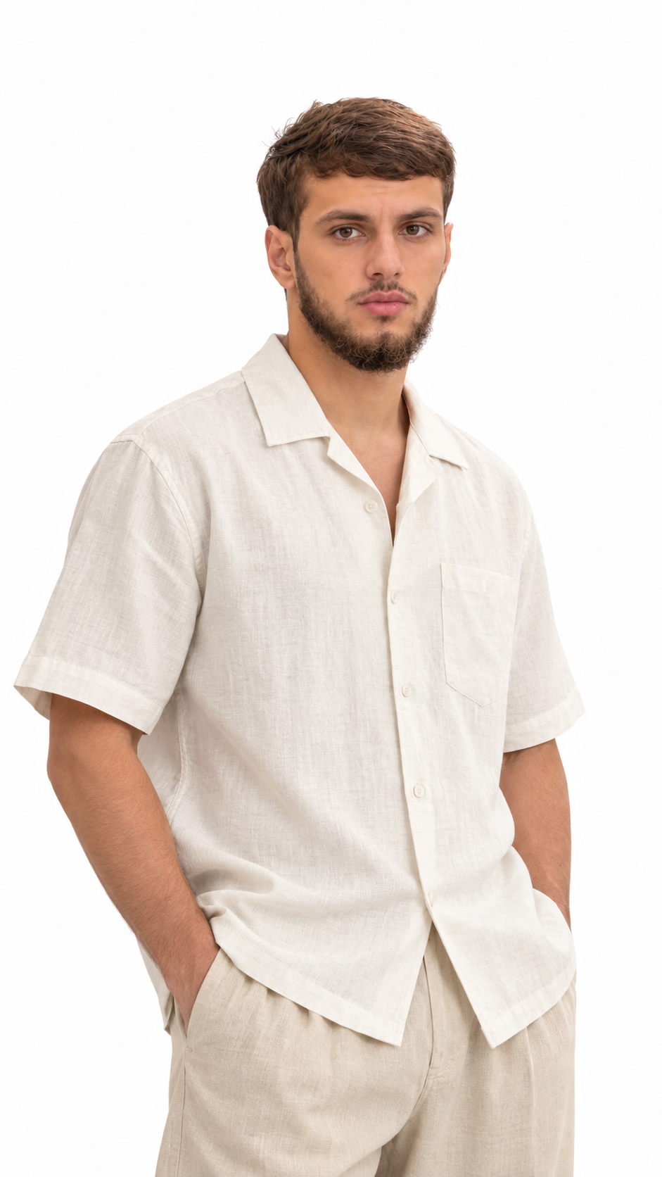 Linen Camp Shirt