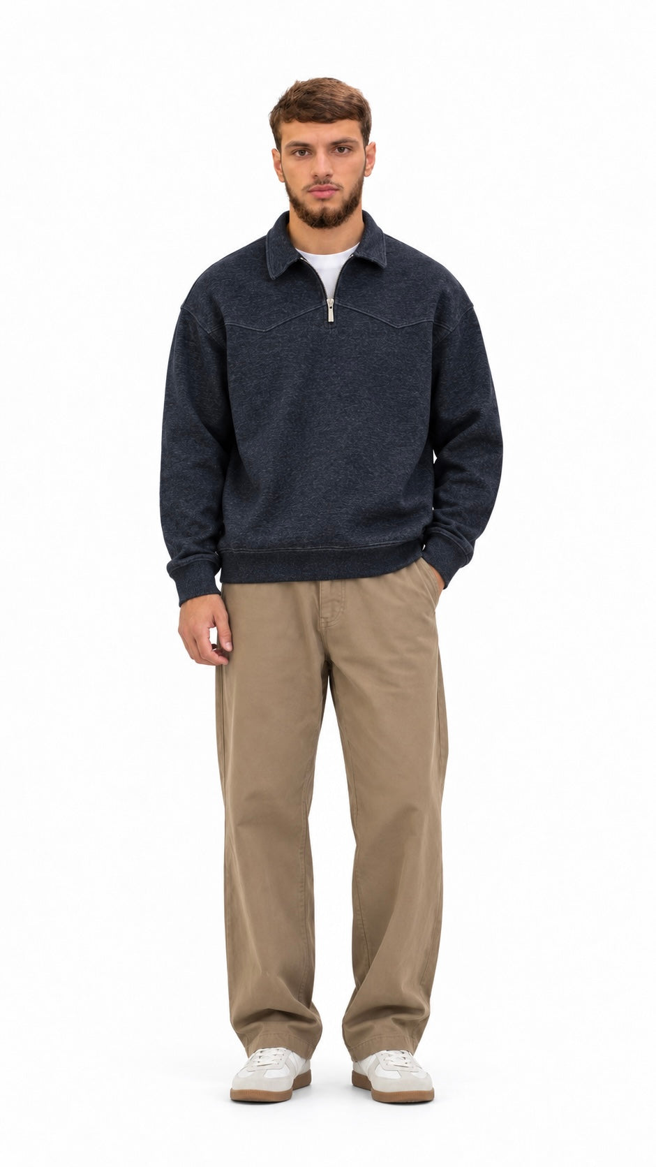 Zip Collar Sweater