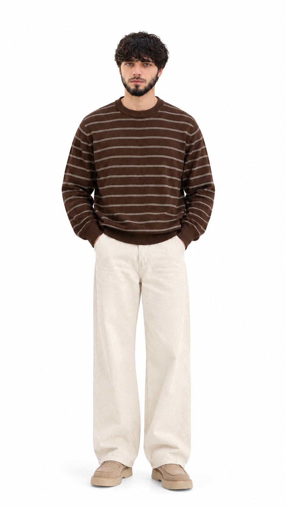 Striped Knit Sweater