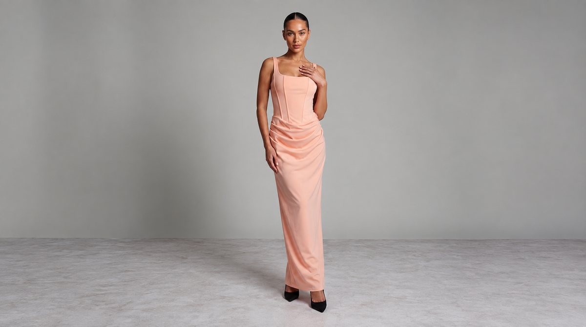 Elegance Corsett Maxi Dress