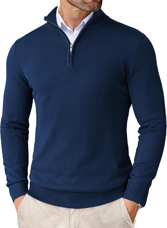 Adrian Zip-Neck Sweater