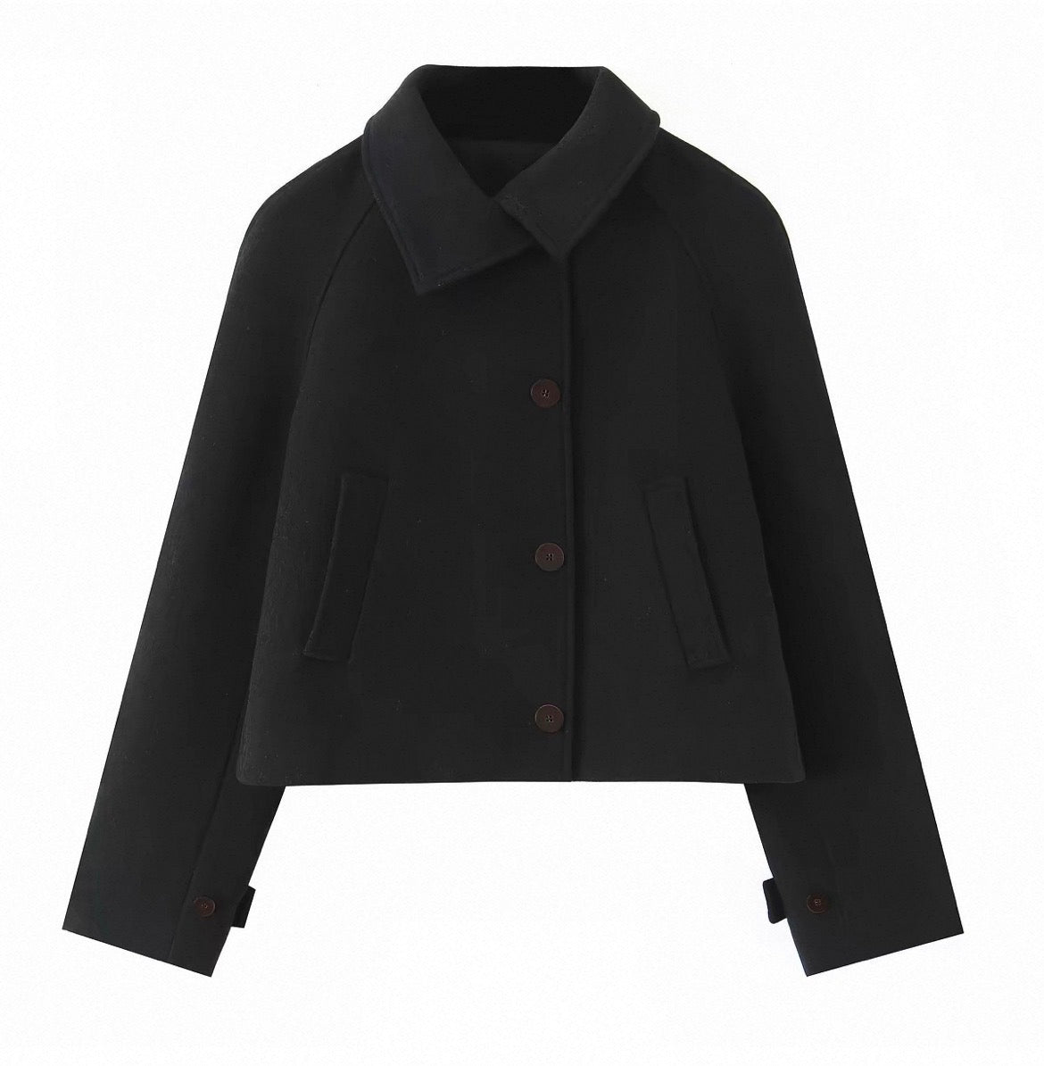 Cropped Collar Jacket