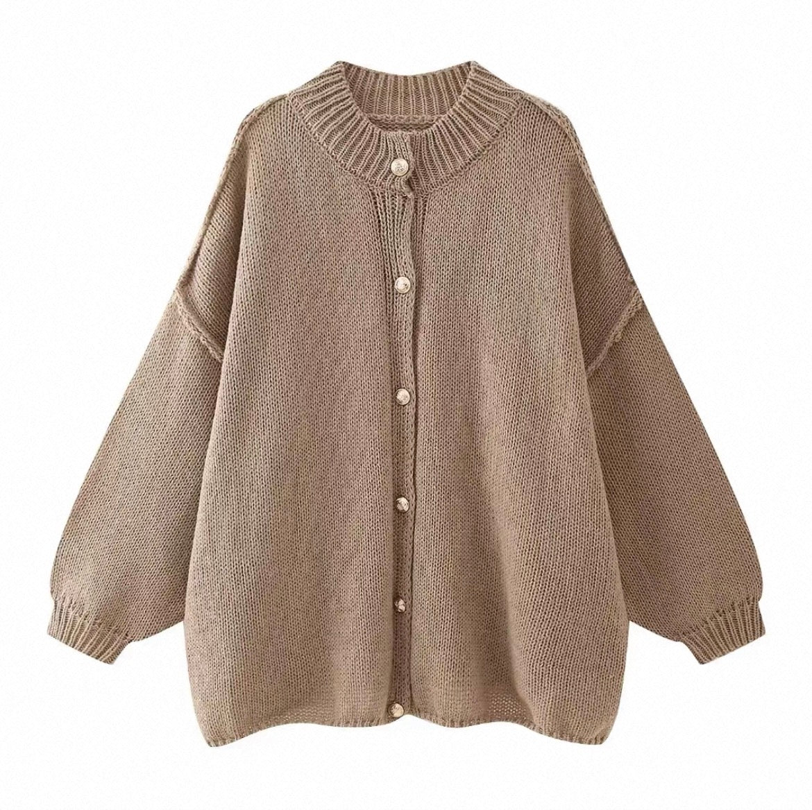 Oversized Knit Cardigan