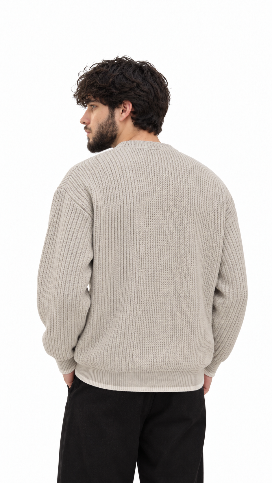 Vincaso Texture Crewneck