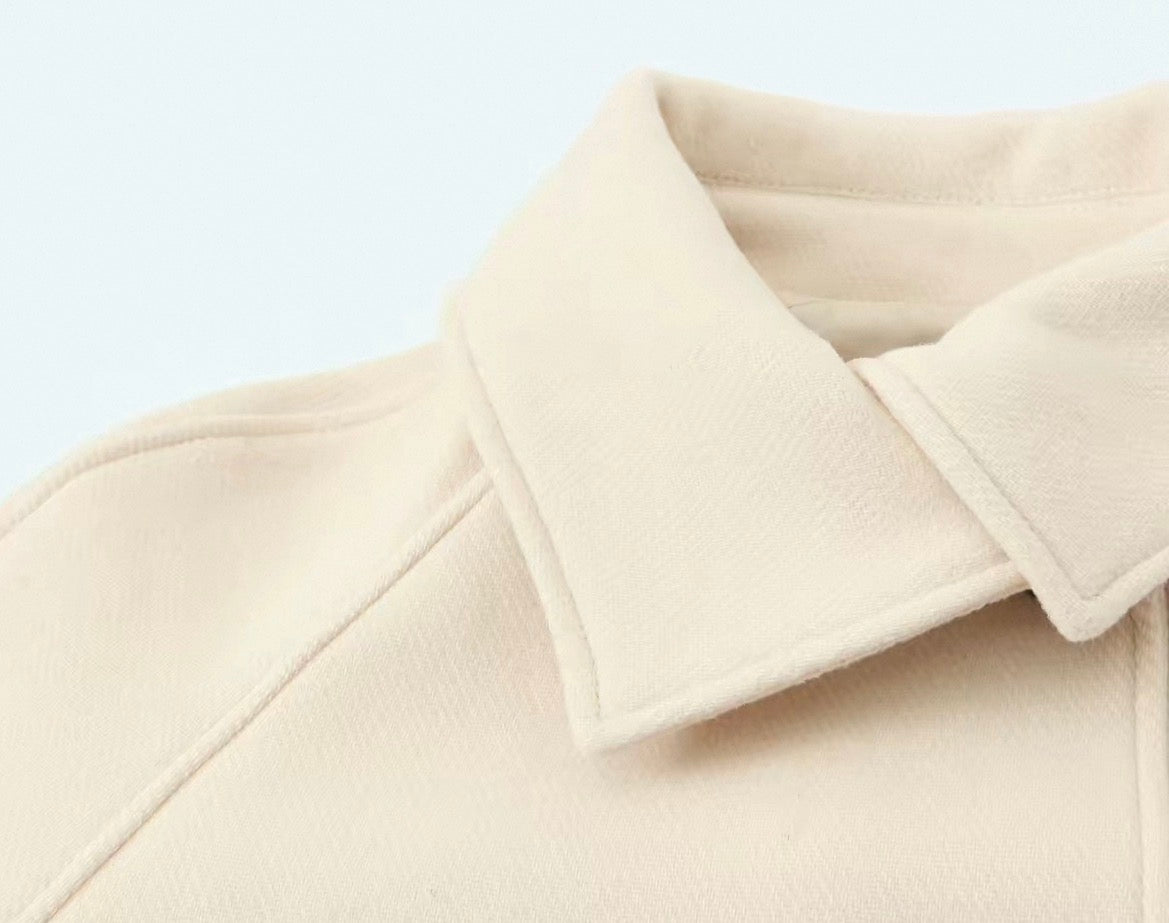 Cropped Collar Jacket