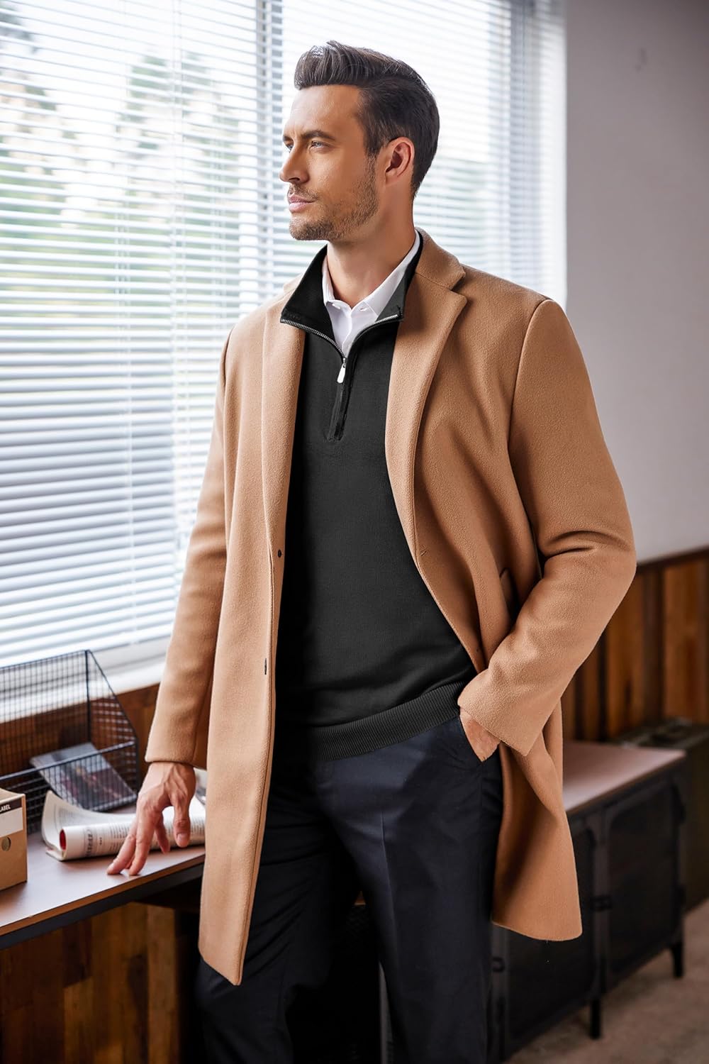 Adrian Zip-Neck Sweater