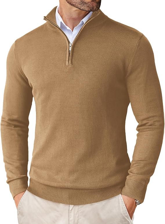 Adrian Zip-Neck Sweater