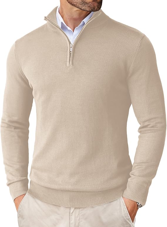Adrian Zip-Neck Sweater