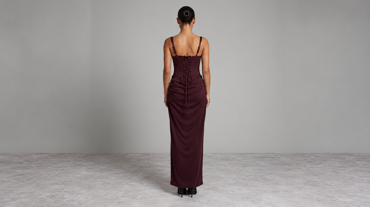 Elegance Corsett Maxi Dress