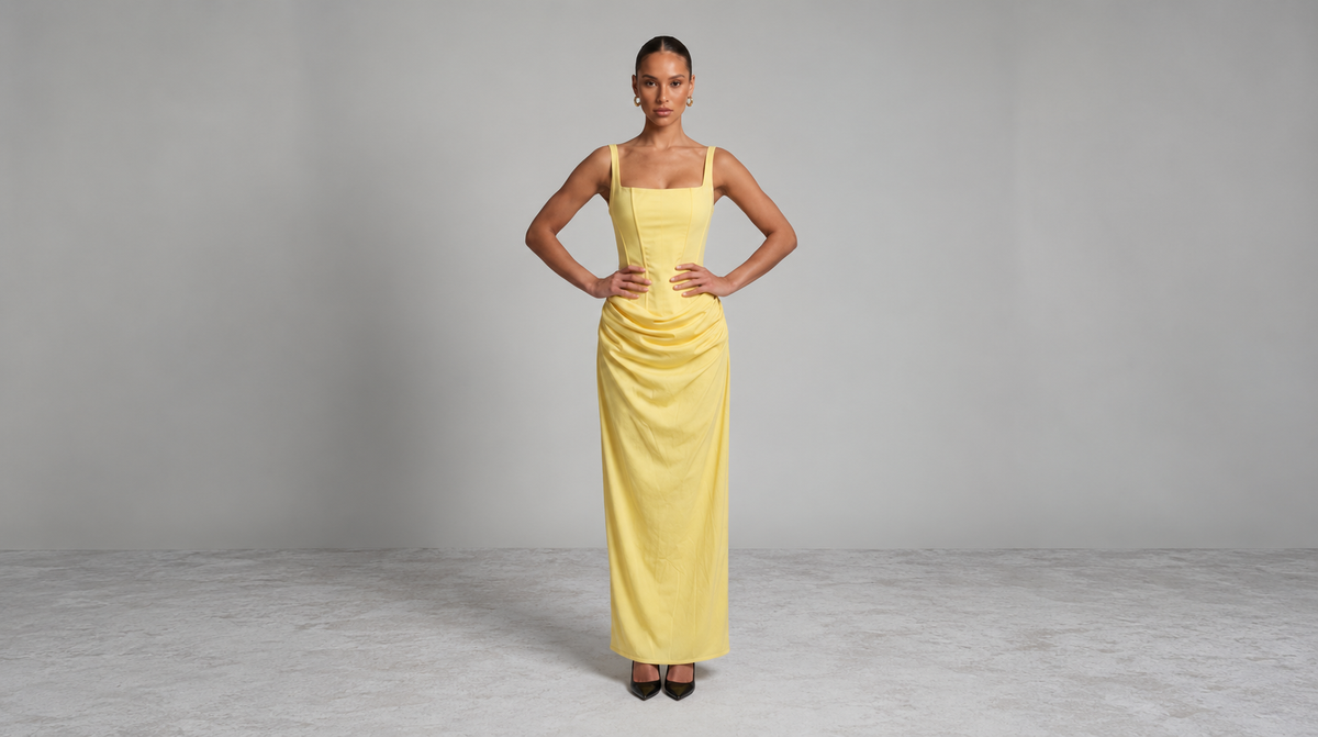Elegance Corsett Maxi Dress