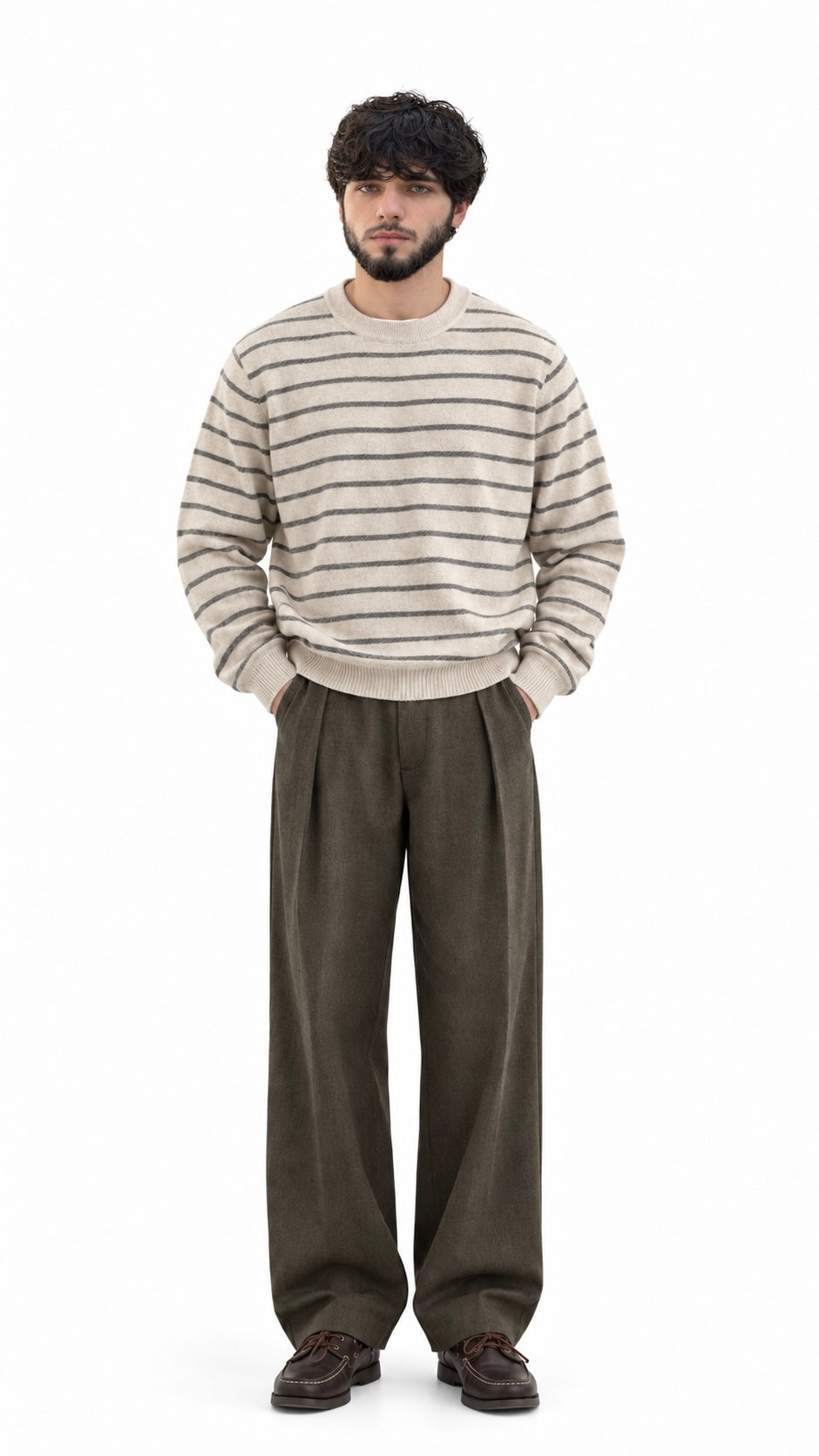 Striped Knit Sweater
