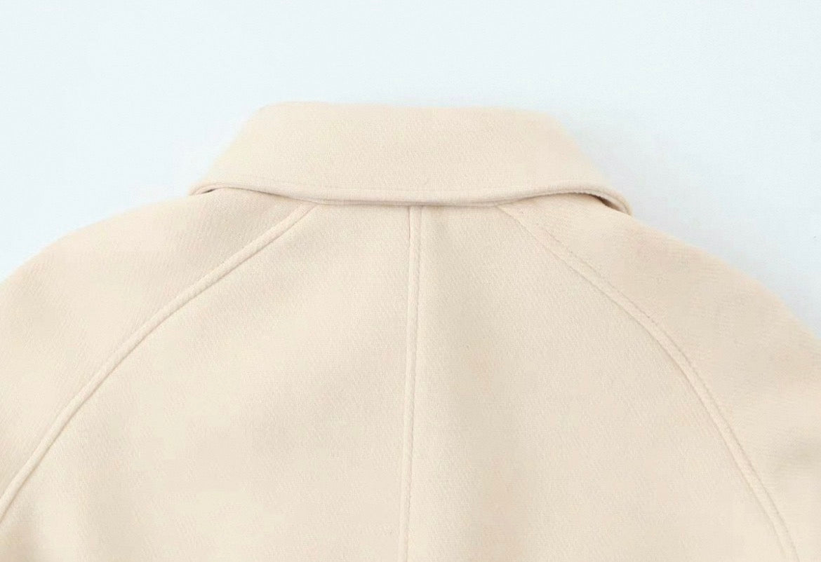 Cropped Collar Jacket
