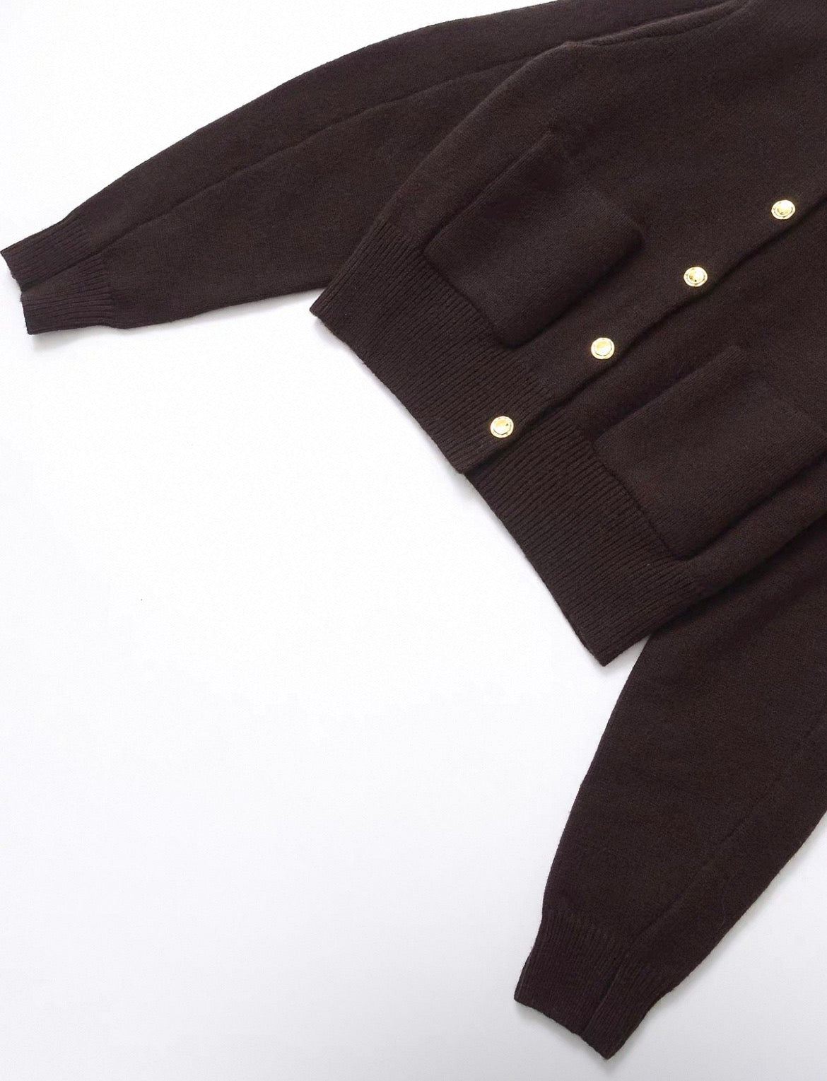 Cropped Pocket Cardigan
