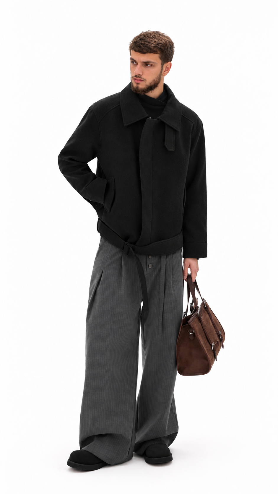 Belted Wool Jacket