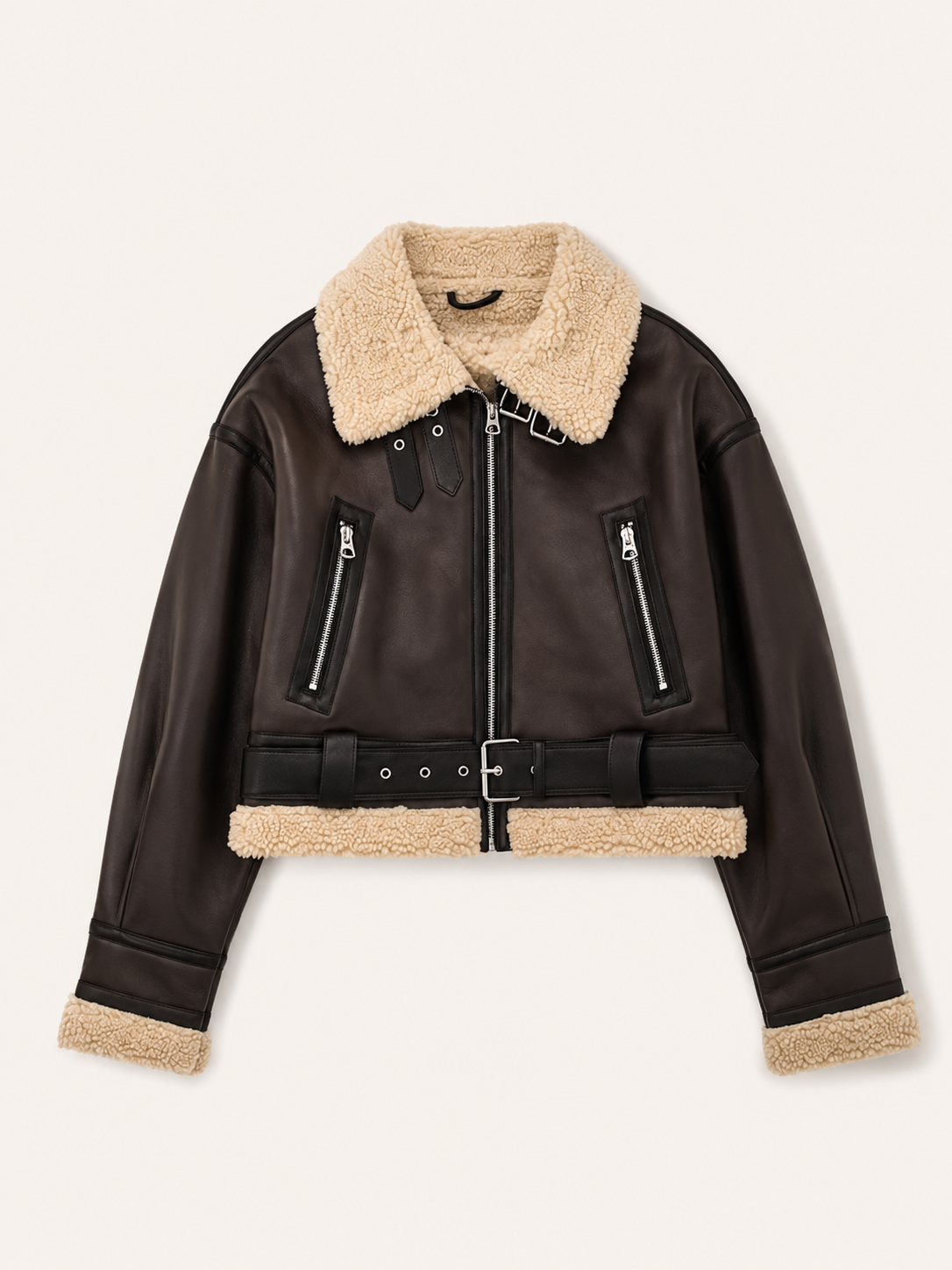 Shearling Leather Jacket