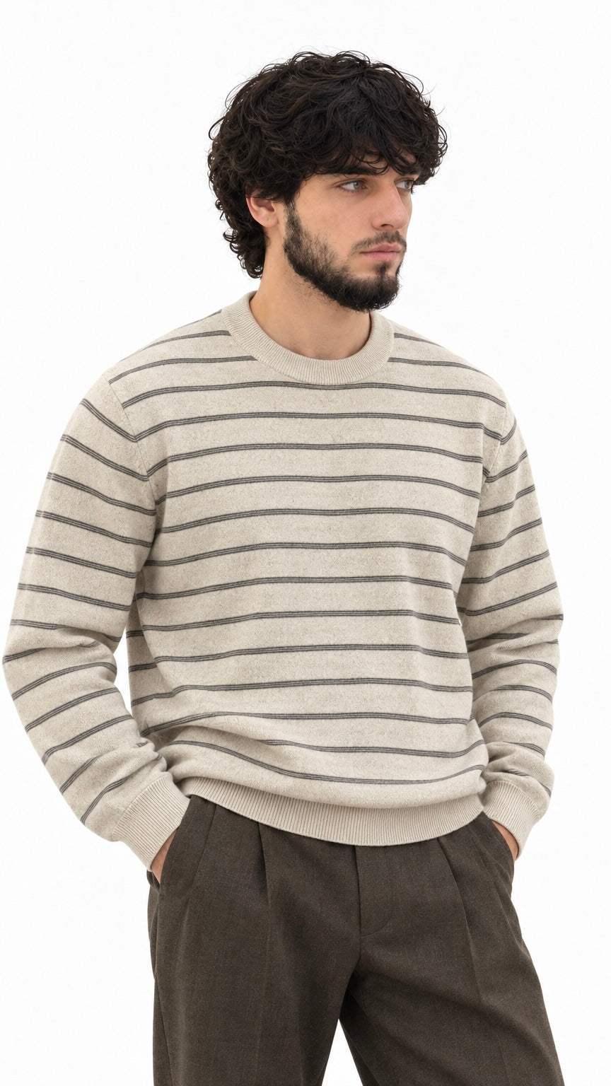 Striped Knit Sweater