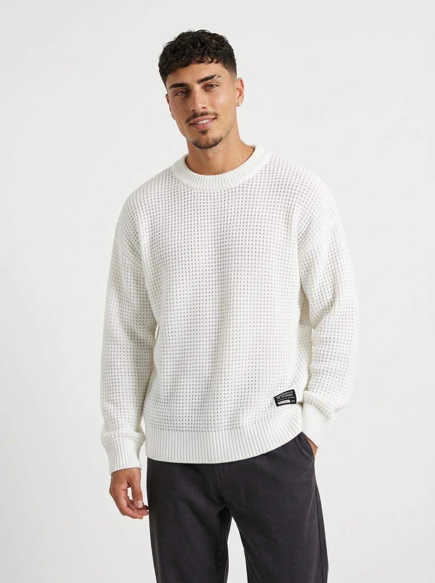 Waffle Knit Sweater