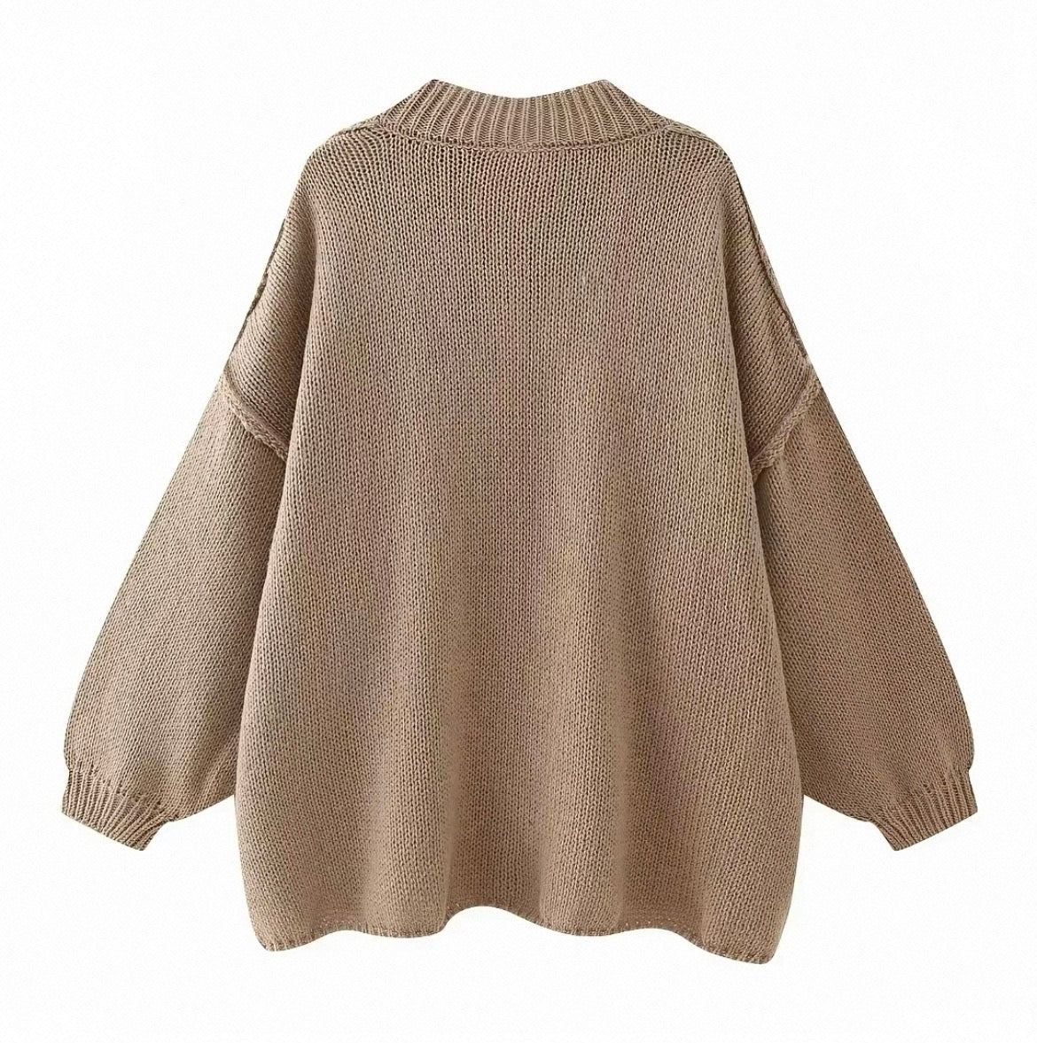 Oversized Knit Cardigan