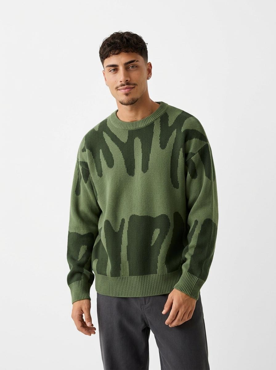 Jacquard Pattern Sweater