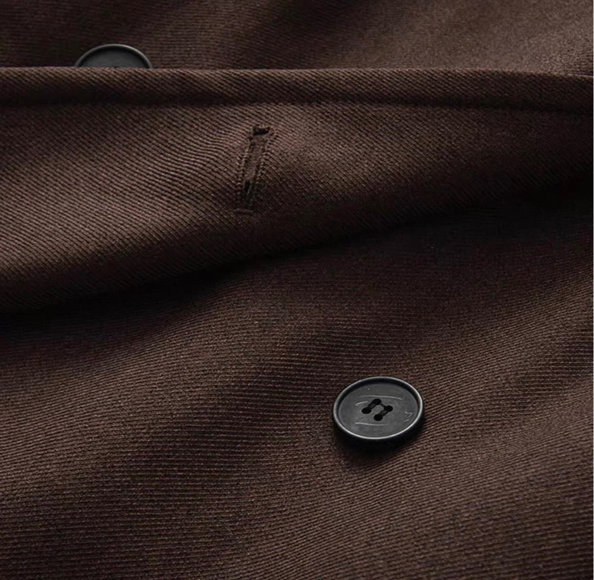 High Collar Belted Coat
