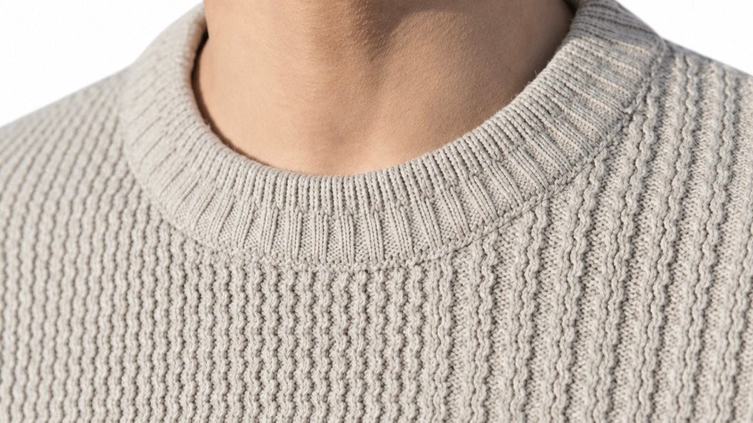 Vincaso Texture Crewneck