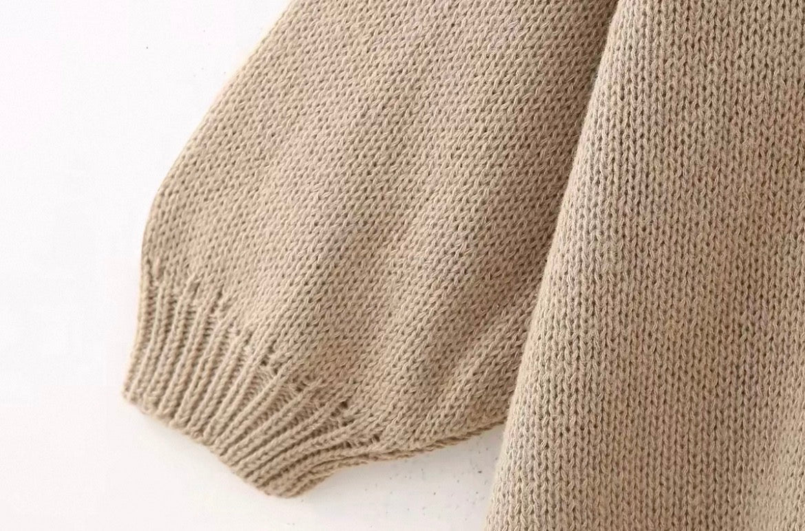 Oversized Knit Cardigan