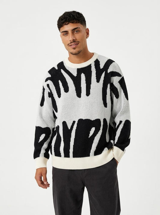 Jacquard Pattern Sweater