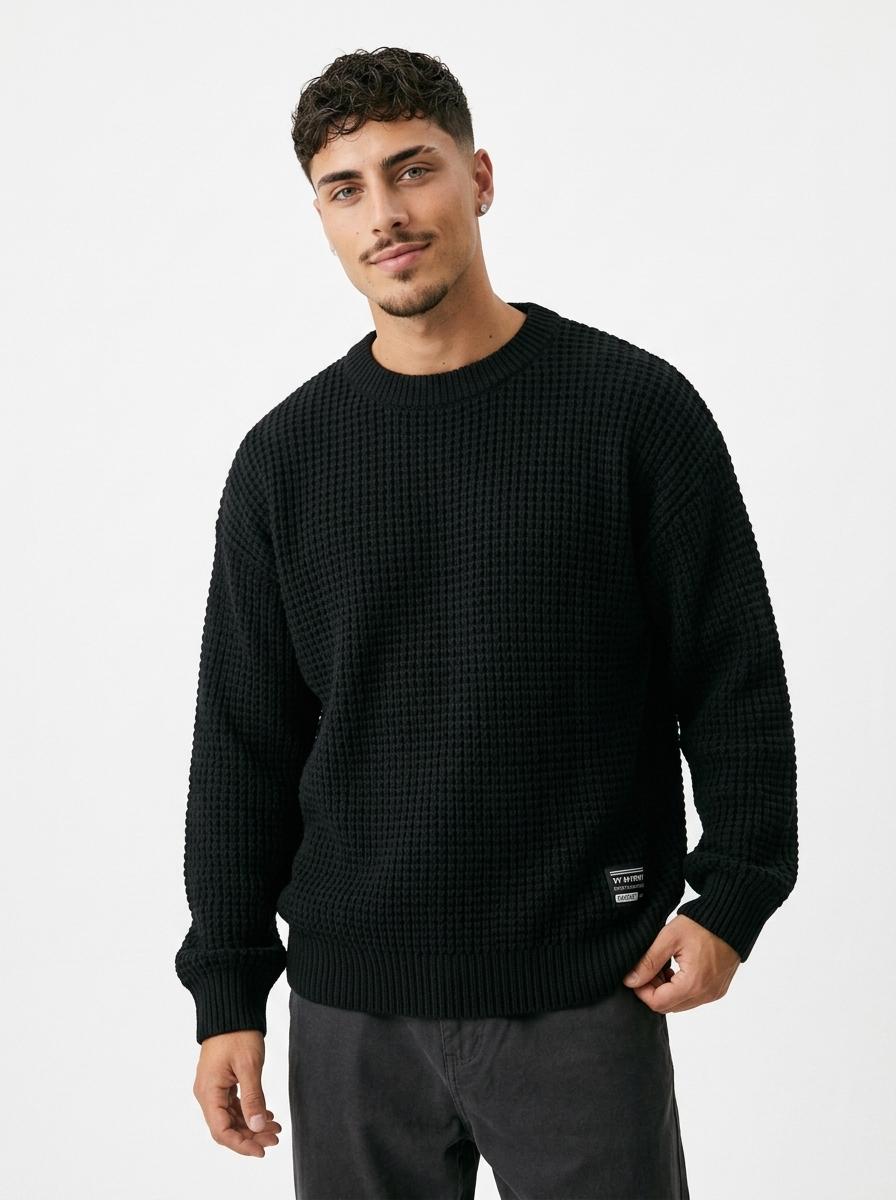 Waffle Knit Sweater
