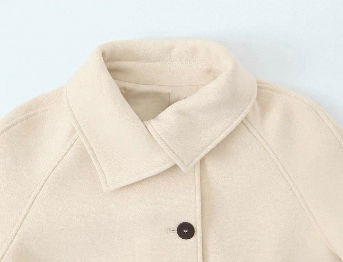 Cropped Collar Jacket