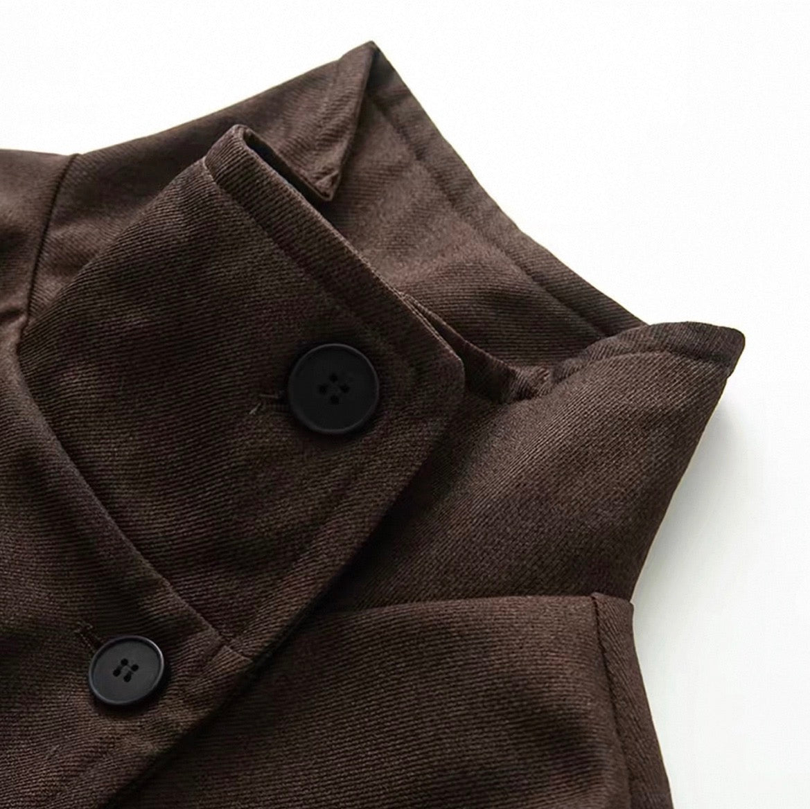 High Collar Belted Coat