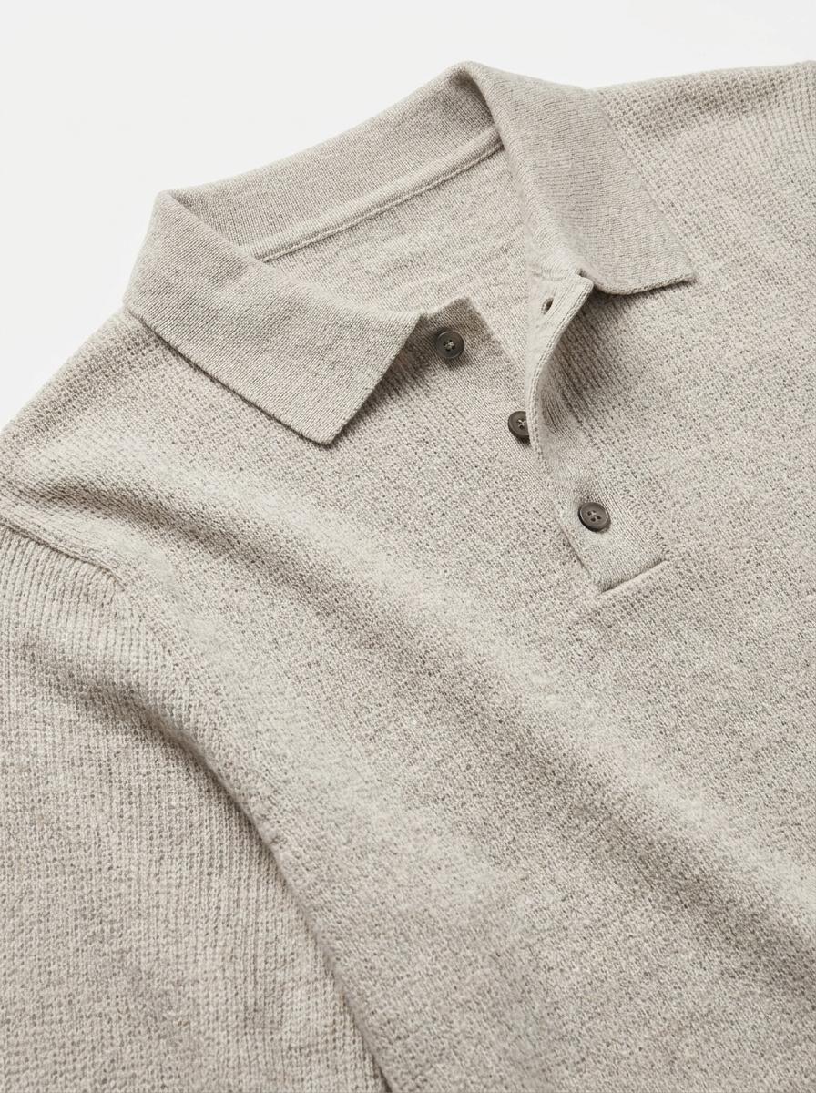 Knit Polo Sweater