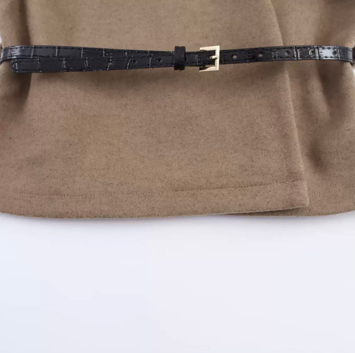 Belted Cropped Jacket