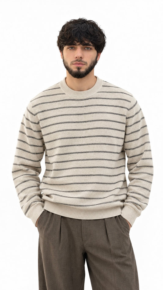 Striped Knit Sweater
