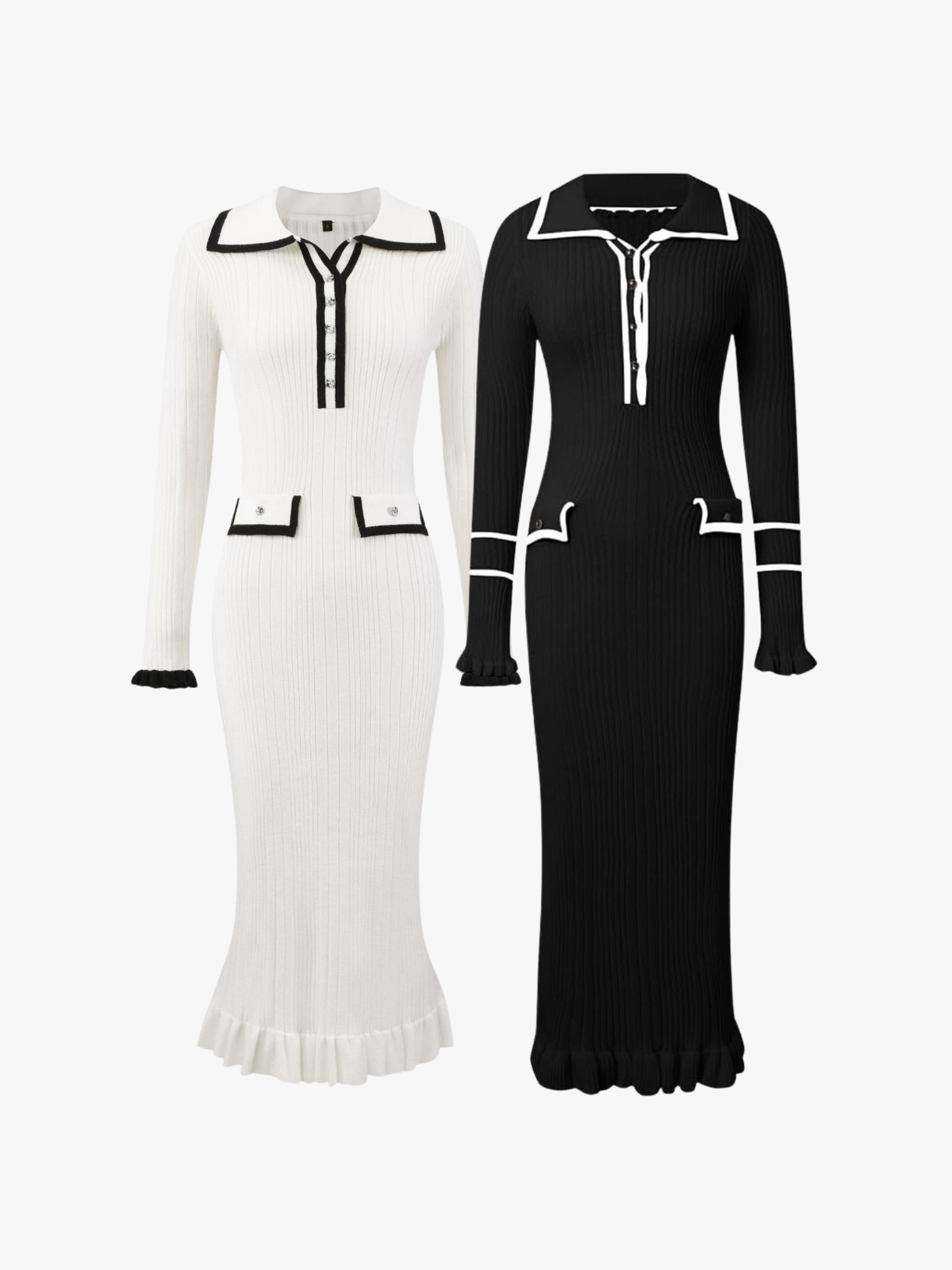 Elegance Maxi Dress with Accents