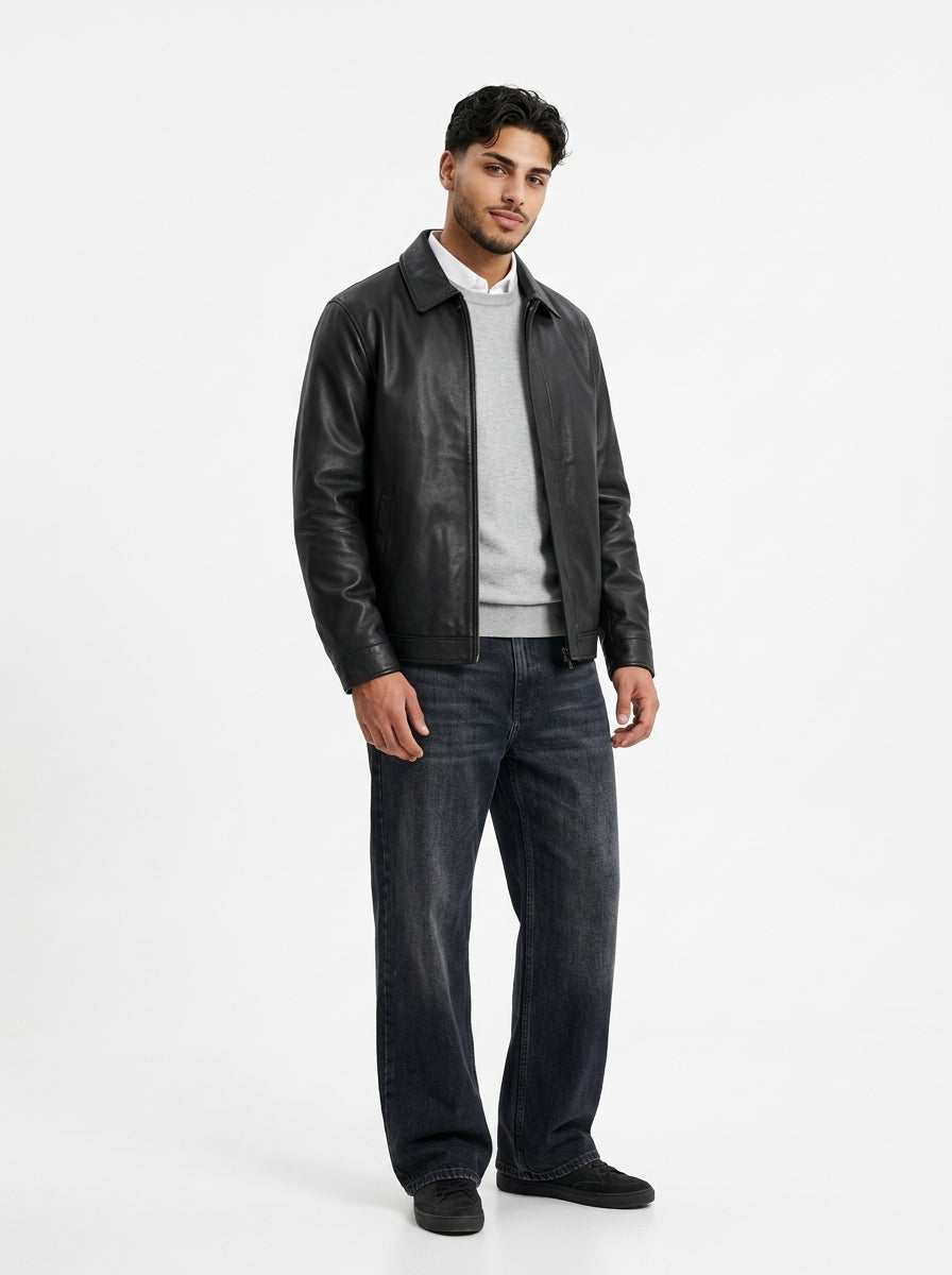 Vincaso Leather Jacket
