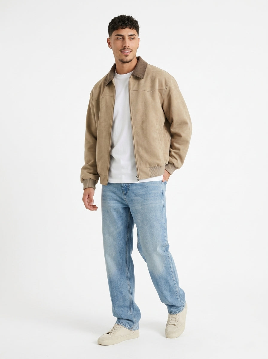 Detroit Faux Leather Jacket