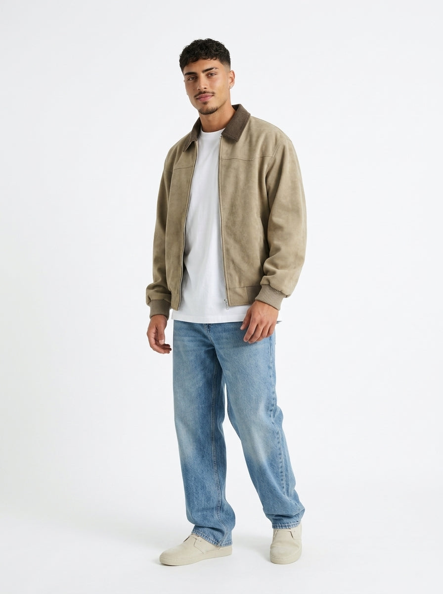 Detroit Faux Leather Jacket
