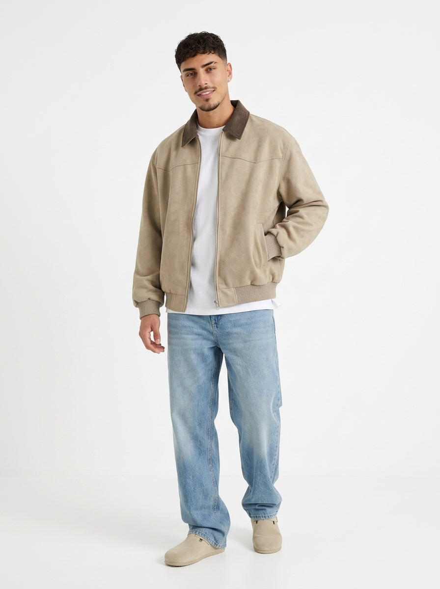 Detroit Faux Leather Jacket