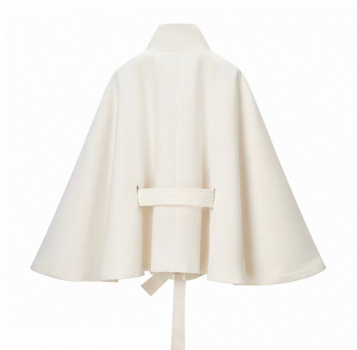 Tie-Front Cape Jacket