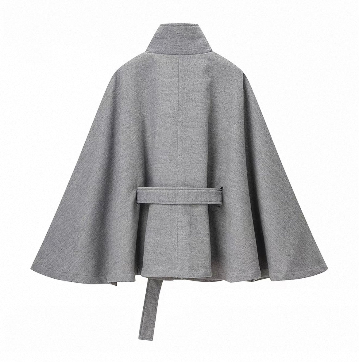 Tie-Front Cape Jacket