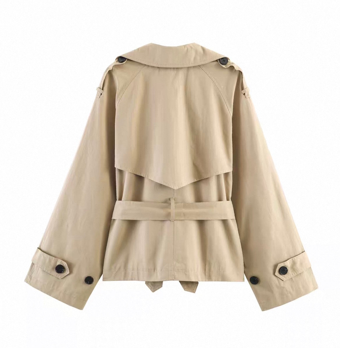 Cinched Trench Jacket