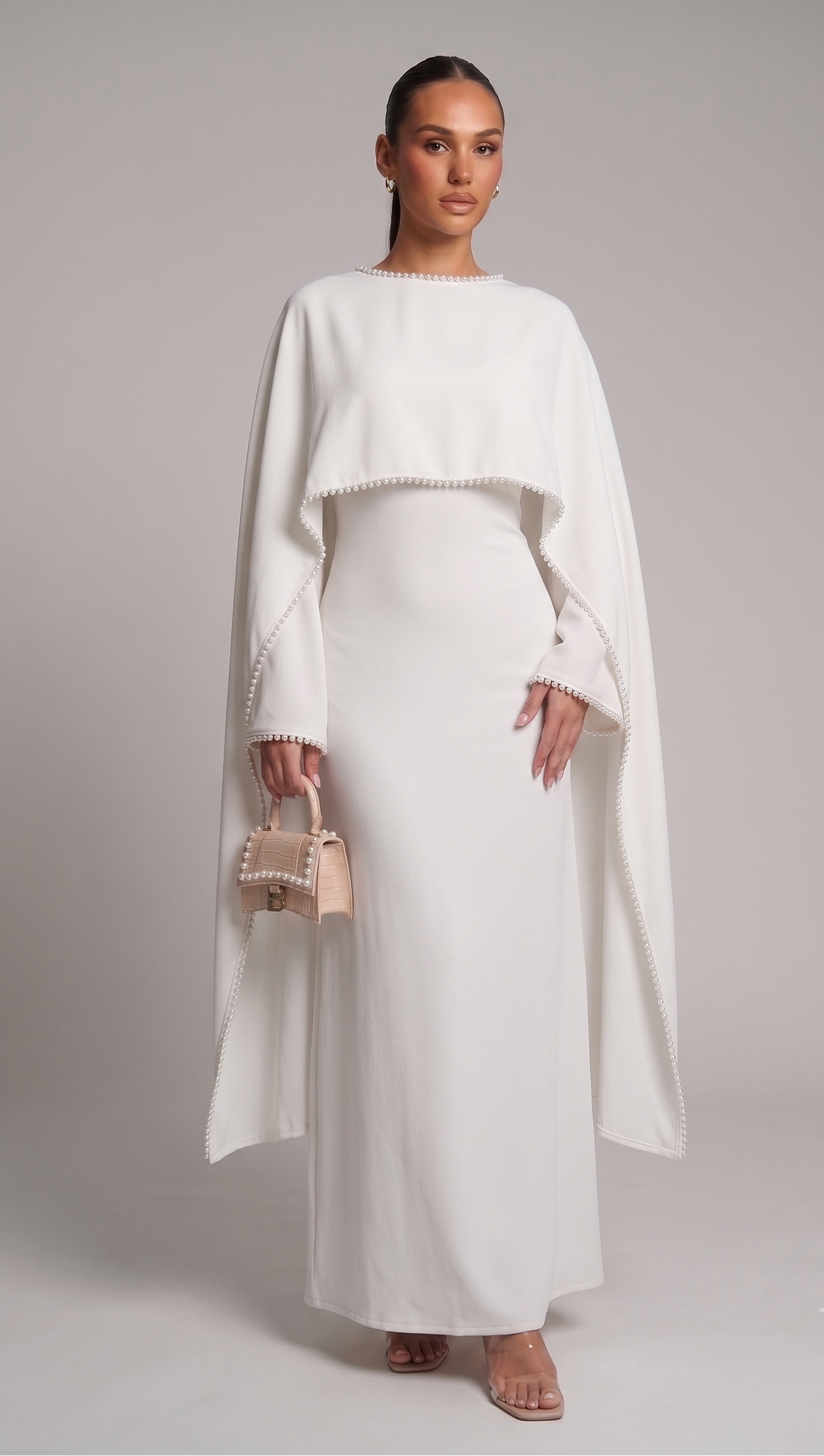 Abaya with Pearl